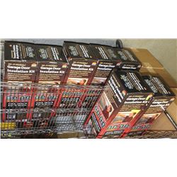 LOT OF 7 DO IT YOURSELF GARAGE DOOR INSULATOR KITS