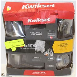 QUIKSET DEADBOLT REPLACEMENT PACK AS IS