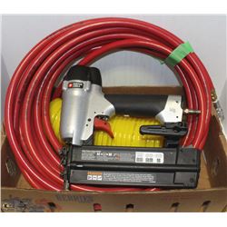 2 " PORTER CABLE 18 GA. BRAD NAILER W 2 AIR HOSES