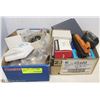 Image 1 : 2 BOXES OF ASSTD GOODS INCLUDING:WELDING ROD TIP,