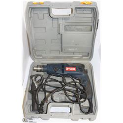 RYOBI HAMMER DRILL W/CASE