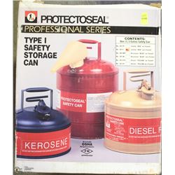 PROTECT-O-SEAL TYPE 1 SAFETY STORAGE 3 GALLON CAN