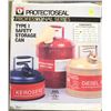 Image 1 : PROTECT-O-SEAL TYPE 1 SAFETY STORAGE 3 GALLON CAN