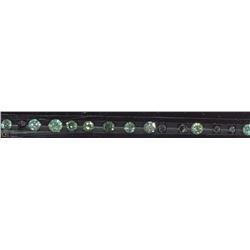 #7-GENUINE ROUND BRILLIANT BLUE-GREEN DIAMONDS