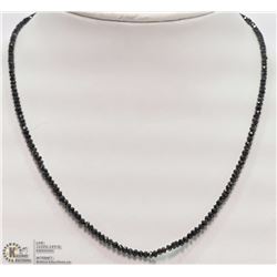 #33-NATURAL BLACK DIAMOND NECKLACE