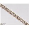 Image 2 : #47-10K YELLOW GOLD 44 DIAMOND BRACELET