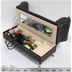 MINI JEWELLERY BOX COUCH WITH JEWELLERY