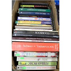 BOX OF COOKING BOOKS
