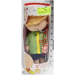 10" CAILLOU COLLECTIBLE DOLL IN CASE WITH STAND