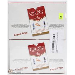 DOUBLE CASE OF CUT NIC SUPER FILTERS