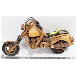 WICKER MOTORCYCLE  15" LONG