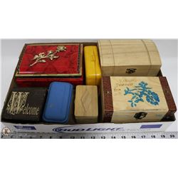 BOX OF STORAGE BOXES