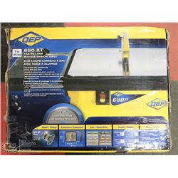 7" WET TILE SAW WITH EXTENSION TABLE