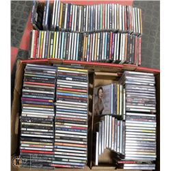 LARGE FLAT OF ASSORTED CDS
