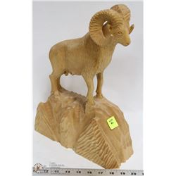 WOOD CARVED RAM