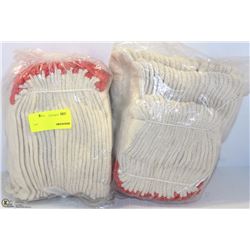 LOT OF 2 DOZ COTTON GLOVE LINERS