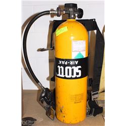 SCOTT AIR PAK BREATHING APPARATUS