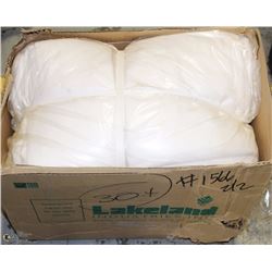 BOX OF LAKELAND DISPOSABLE APRONS