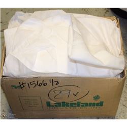 BOX OF LAKELAND DISPOSABLE APRONS
