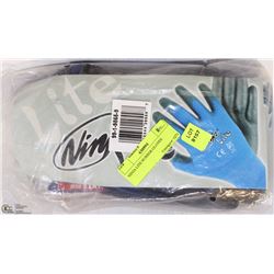 LOT OF 12 NINJA LITE RUBBER GLOVES