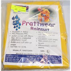 K&D PRATT 2 PC RAIN SUIT