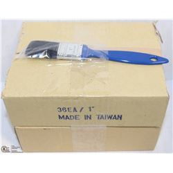 LOT OF 72 PAINT BRUSHES 1"