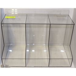 PLASTIC 4 COMPARTMENT CANDY/PRODUCT DISPENSER