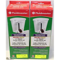LOT OF 2 - 2" TOILET FLUSH VALVE REPAIR KITS