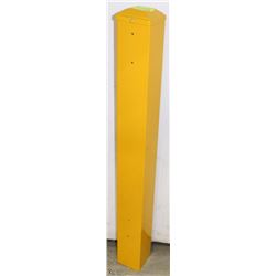 38" YELLOW METAL OBSTRUCTION POST