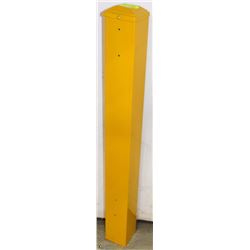 38" YELLOW METAL OBSTRUCTION POST