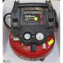 PORTER CABLE 6 GALLON PANCAKE COMPRESSOR