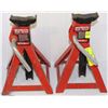 Image 1 : TWO 2TON  CAR JACK STANDS