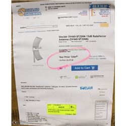 NEW SINCLAIR SV460-SF2NM 15DB RADAFLECTOR