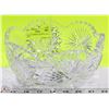 Image 1 : ORNATE PINWHEEL CRYSTAL FRUIT BOWL