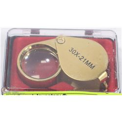 JEWELLERS MAGNIFIER WITH CASE 30X POWER