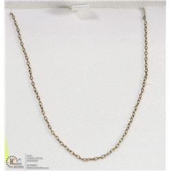 12 KT YELLOW GOLD 18"- CHAIN-LINK