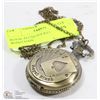 Image 1 : ROYAL FLUSH POCKET WATCH WITH CHAIN