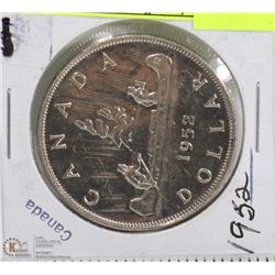1952 CANADIAN SILVER DOLLAR