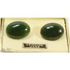Image 1 : GENUINE JADE CUFF LINKS