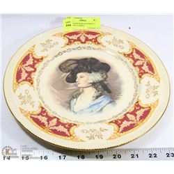 RARE GAINS BUROUGH PORTRAIT PLATE BY CLARICE