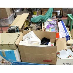 PALLETOF MISC ESTATE ITEMS, MANY ARE NEW IN