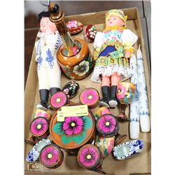 ESTATE FLAT OF ASSORTED COLLECTIBLE ORNAMENTS
