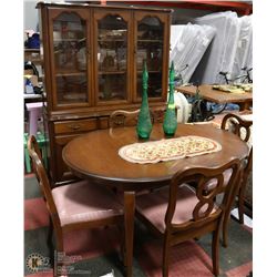 7 PC DINING SET BY GIBBARD, INCLUDES TABLE 4
