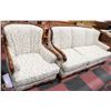 Image 1 : FRENCH PROVINCIAL 3 SEATER SOFA & CHAIR SET