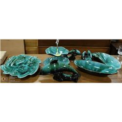 7 PC COLLECTION OF BLUE MOUNTAIN  POTTERY