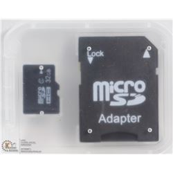 NEW 32 GB MICRO SD WITH ADAPTER