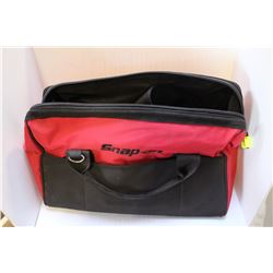 RED + BLACK SNAP-ON TOOL CARRIER WITH STRAP