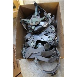 LOT OF 10 ADJUSTABLE HARDHAT LINGINGS