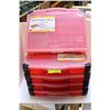 Image 1 : LOT OF 5 RED ORGANIZER'S