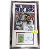 Image 1 : DAVE STIEB GUARANTEED AUTHENTIC AUTOGRAPH FRAMED